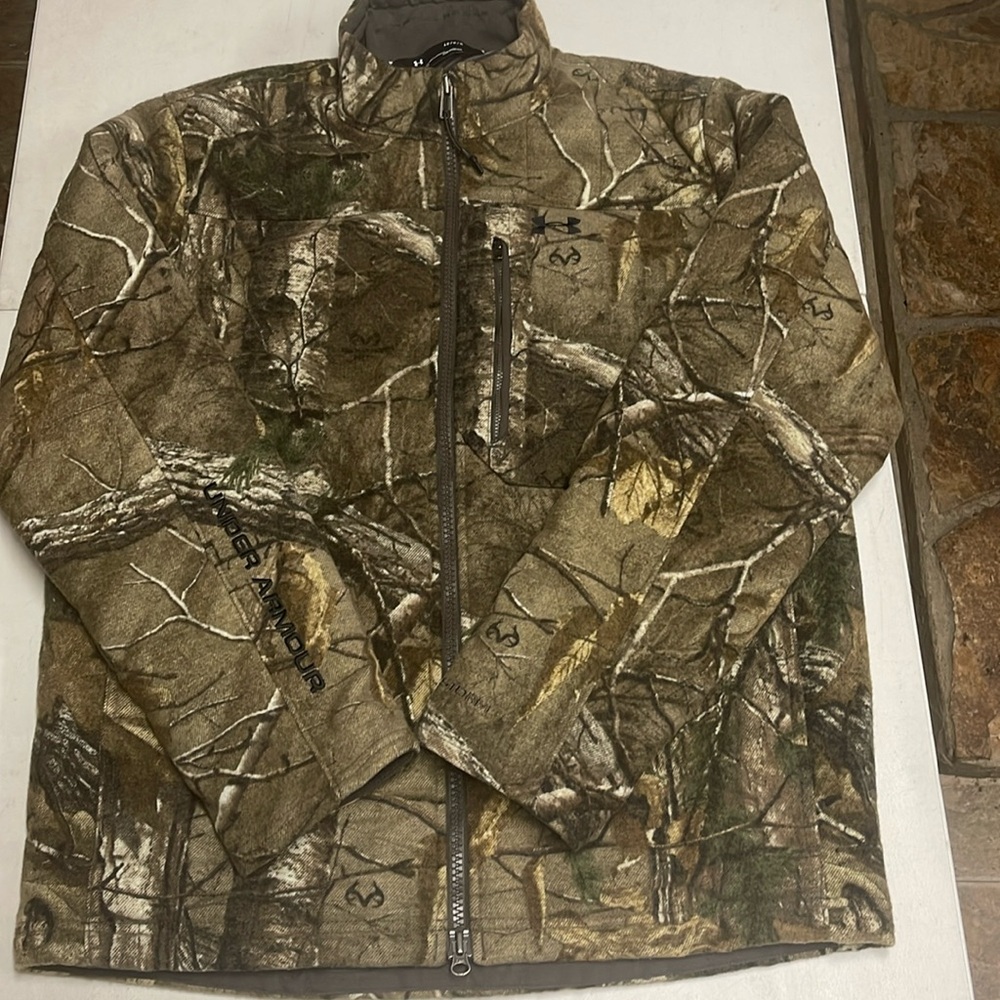 Under Armour Camo set Stealth Wool Extreme Season Coat and Pant